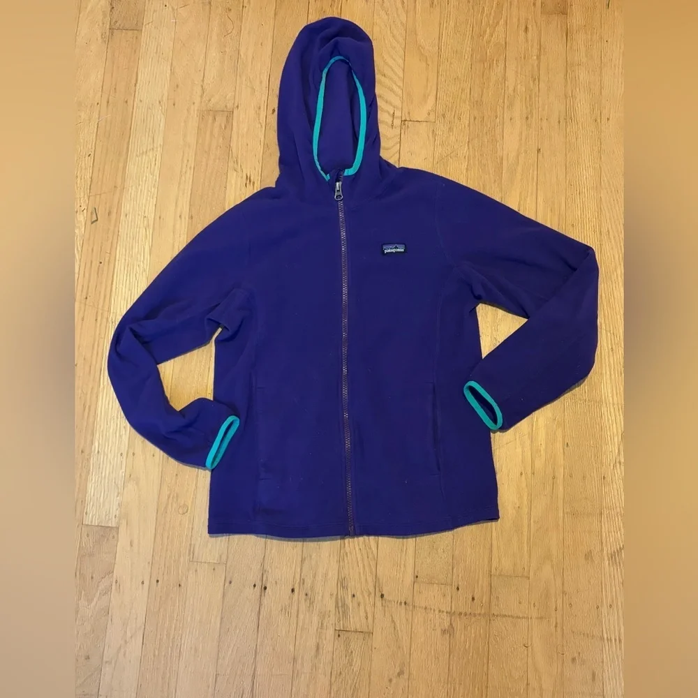 Patagonia fleece lightweight zip up hoodie jacket